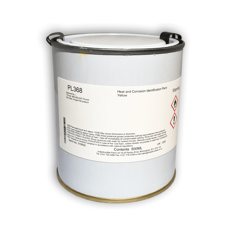 Heat and Corrosion Identification Paint